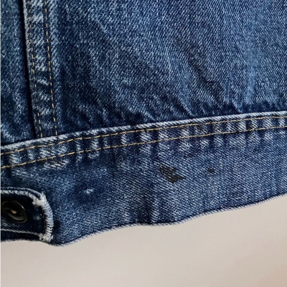 Vintage Cropped Lee Denim Jacket - Picture 7 of 10